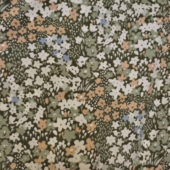 Shein Ditsy Floral Ruffle Sleeve Dress without Belt - size XL - Picture 7 of 8